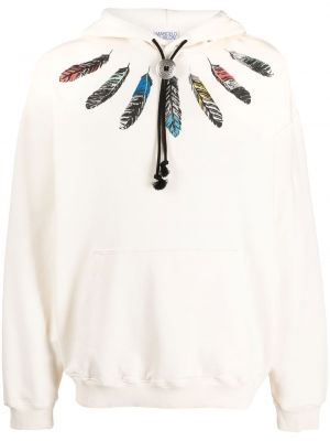 Pullover με φτερά με σχέδιο Marcelo Burlon County Of Milan λευκό
