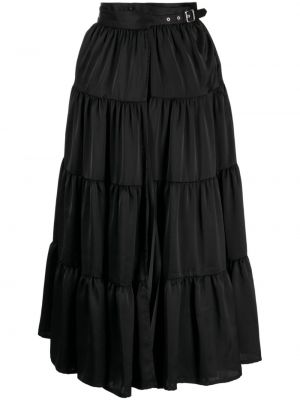 Midi sukně Noir Kei Ninomiya černé