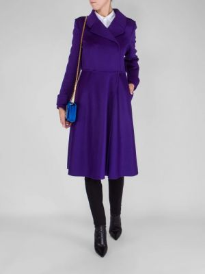 Пальто Prada фиолетовое