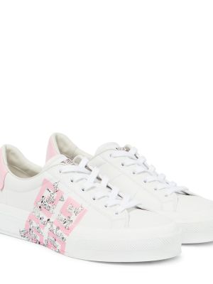 Кожаные туфли спортивные Givenchy, белые