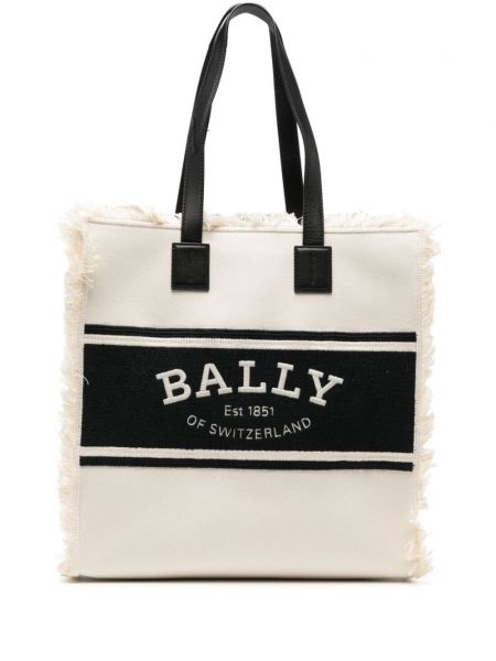 Shopper handtasche mit stickerei Bally