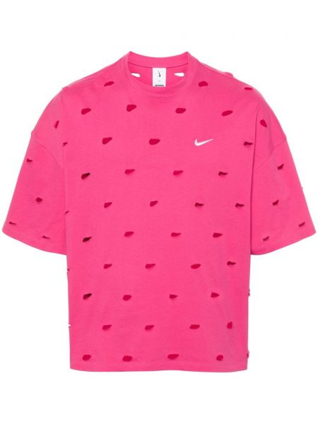 Asymetrické bavlněné tričko skinny fit Nike