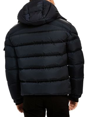 Пуховое стеганое пальто Sam. черное