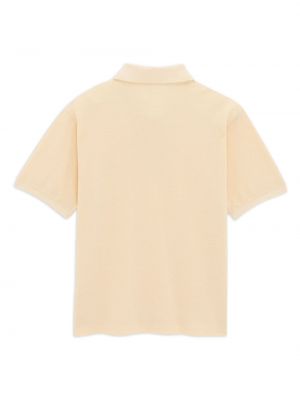 Siuvinėtas polo marškinėliai Saint Laurent geltona