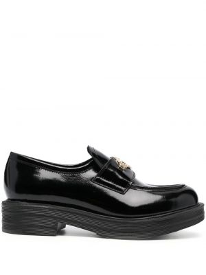 Pantofi loafer din piele Love Moschino