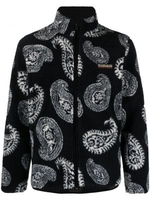 Fleecová bunda s potlačou s paisley vzorom Napapijri