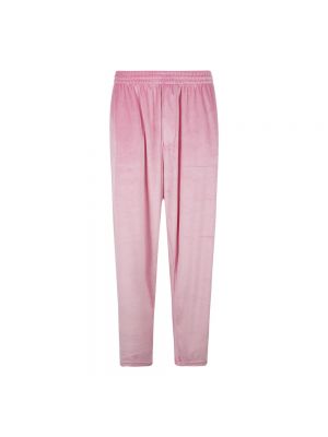Spodnie relaxed fit Balenciaga różowe