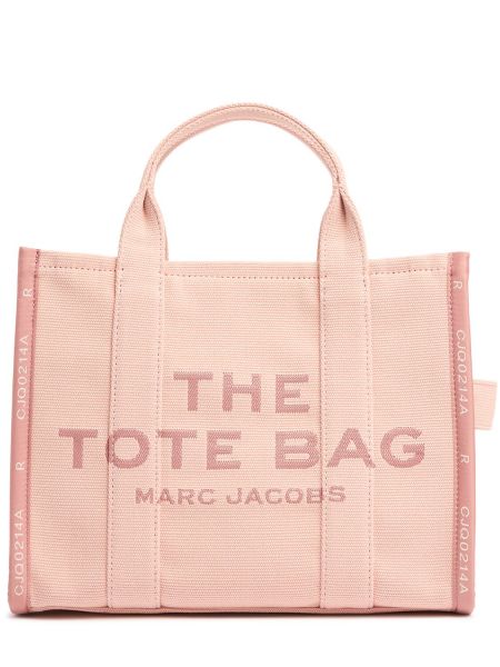 Jacquard bomuld shopping bag Marc Jacobs pink