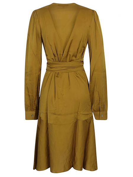 Mini-abito di seta Silk95five oro