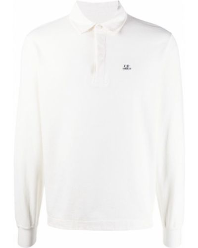 Jersey con bordado de tela jersey C.p. Company blanco