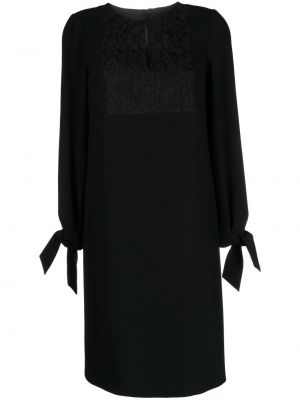 Φόρεμα με δαντέλα Paule Ka μαύρο