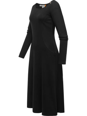 Μίντι φόρεμα Ragwear μαύρο