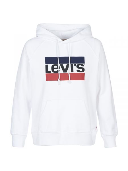 Bluza z kapturem sportowa Levi's biała
