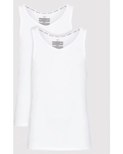 Slim fit termoaktív fehérnemű Calvin Klein Underwear fehér