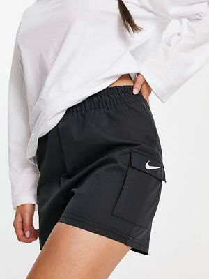 Шорты карго с карманами Nike черные