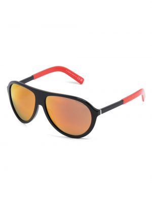 Sonnenbrille mit print Moncler schwarz
