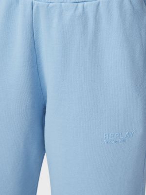 Спортивные штаны Replay голубые