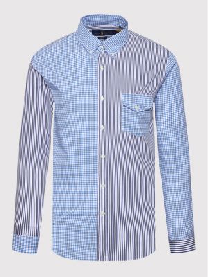 Koszula slim Polo Ralph Lauren, niebieski