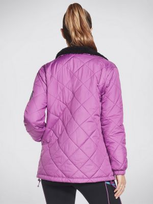 Полегшена куртка Skechers, фіолетова