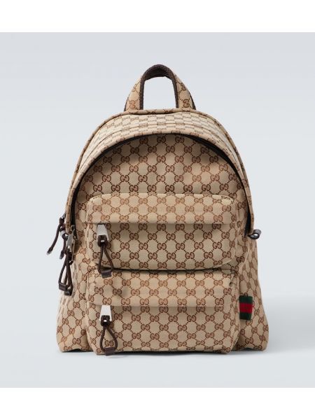 Ryggsekk i lerret Gucci beige