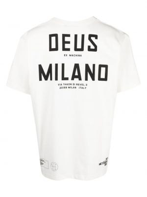 Koszulka bawełniana z nadrukiem Deus Ex Machina