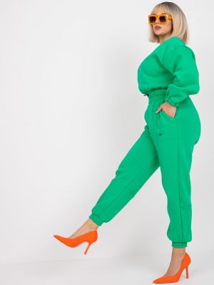 Tepláková souprava Fashionhunters zelená