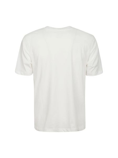 Camiseta de algodón manga corta Majestic Filatures blanco