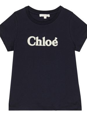 Trøje bomuld t-shirt for piger Chloe Kids blå