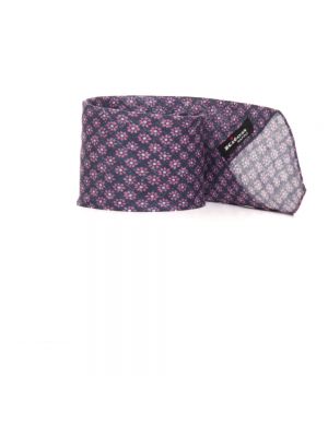 Corbata de seda Kiton violeta