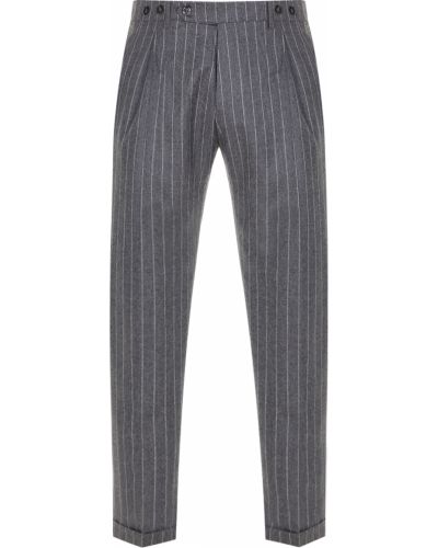 Серые шерстяные классические брюки Berwich