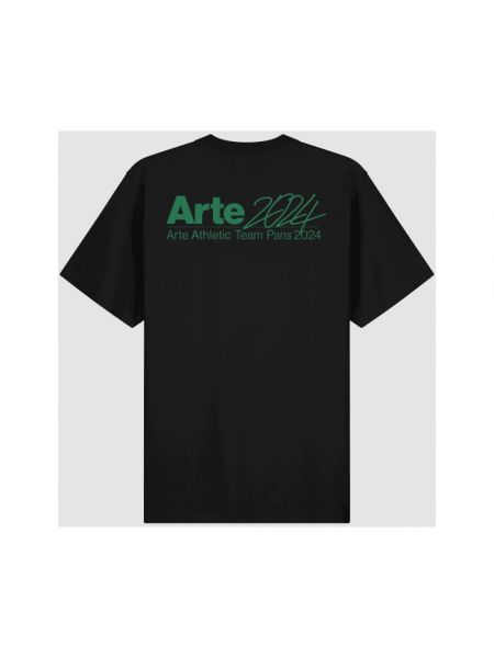 Camiseta de algodón Arte Antwerp negro