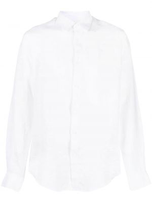 Ленена риза Sunspel бяло