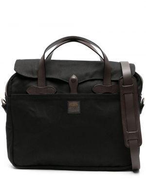 Βαμβακερή τσάντα laptop Filson μαύρο