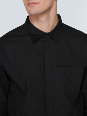 Bavlněná košile Entire Studios černá