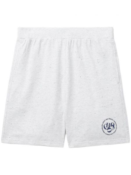 Pantalon de joggings en coton à imprimé Chocoolate gris
