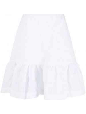 Spódnica z falbankami Simone Rocha biała