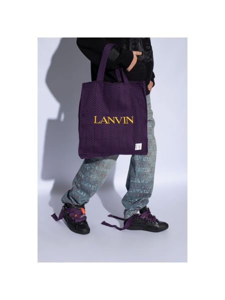 Borsa shopper Lanvin viola