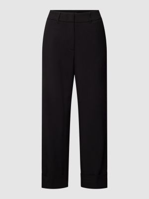 Spodnie w jednolitym kolorze Zero czarne
