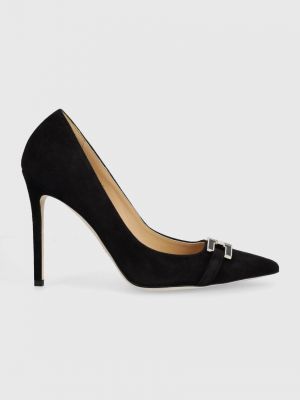 Pantofi din piele Elisabetta Franchi negru