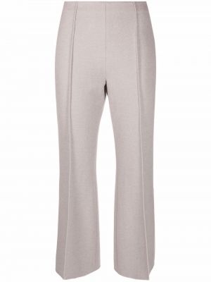 Pantalones de lana Erika Cavallini gris