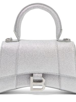 Чанта през рамо Balenciaga сребристо