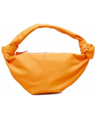 Nakupovalna torba Bottega Veneta oranžna