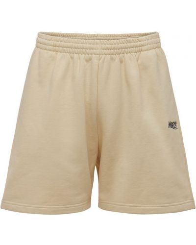 Pantalones cortos con bordado de algodón Balenciaga