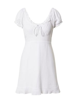 Pamučna haljina košulja Cotton On bijela