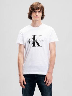 Camiseta manga corta Calvin Klein Jeans blanco