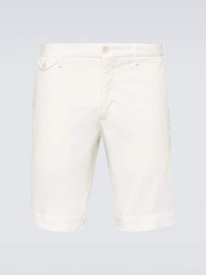 Pantaloni scurți din bumbac Incotex alb
