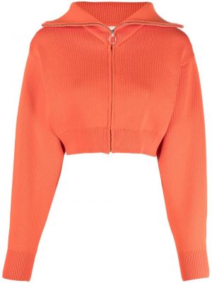 Sweter z nadrukiem Isabel Marant pomarańczowy
