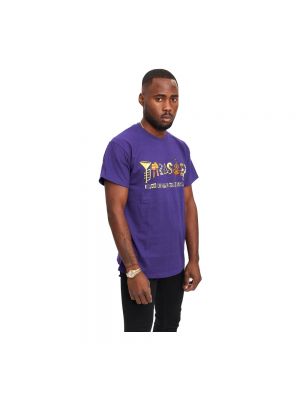 Camiseta Thrasher violeta
