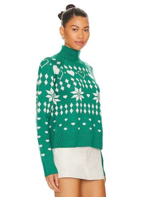 Pull col roulé oversize Lovers And Friends vert