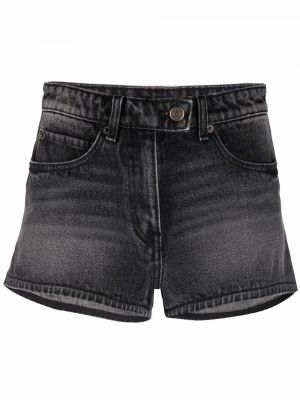 Jeans-shorts Courreges svart